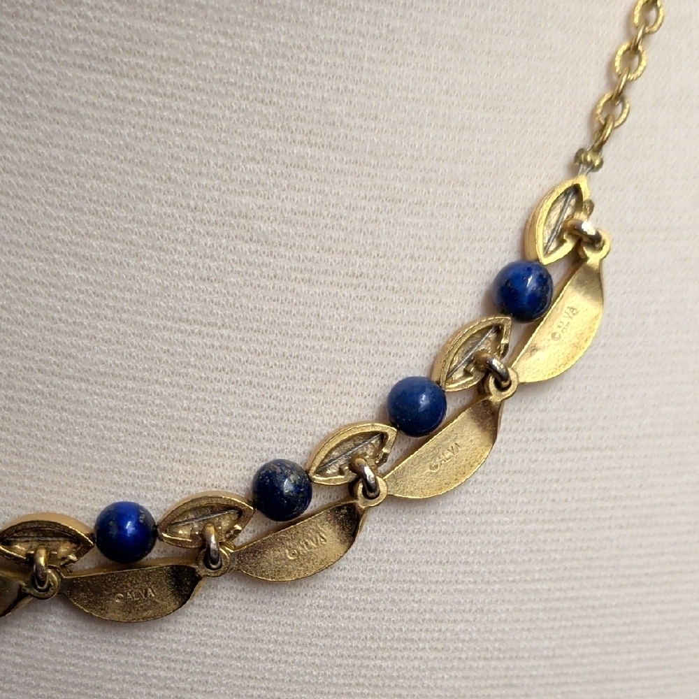 ALVA Necklace With Lapis- Museum Replica - Picture 7 of 7